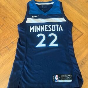 Nike Minnesota Basketball Jersey - Navy and White